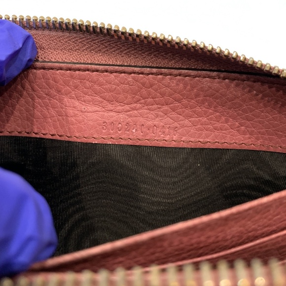 Gucci Black Soho Double G Zip Around Wallet Sku#85559 (Gently used,zip not work) - Picture 9 of 13